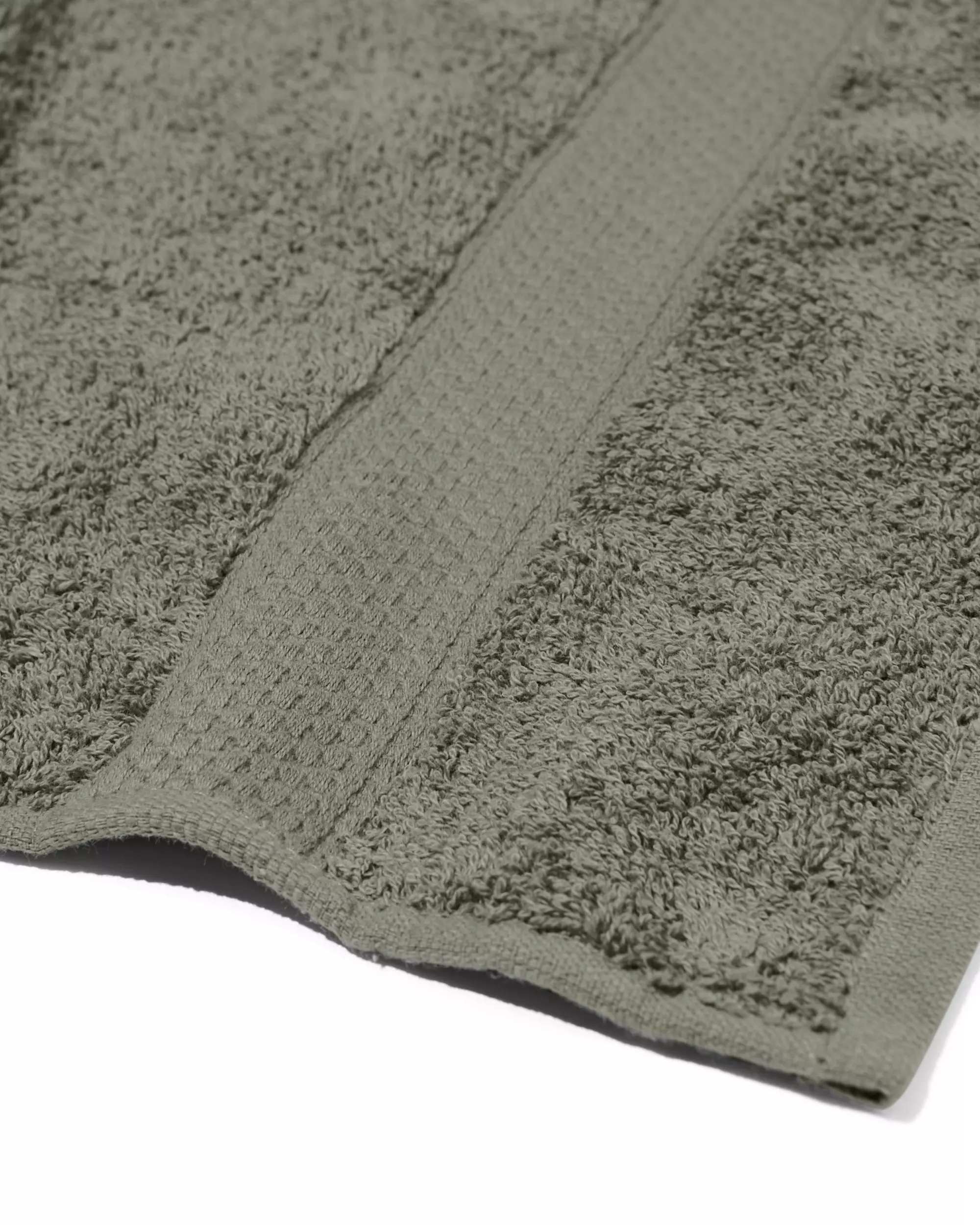 serviette 50 x 100 qualité épaisse - gris-vert
