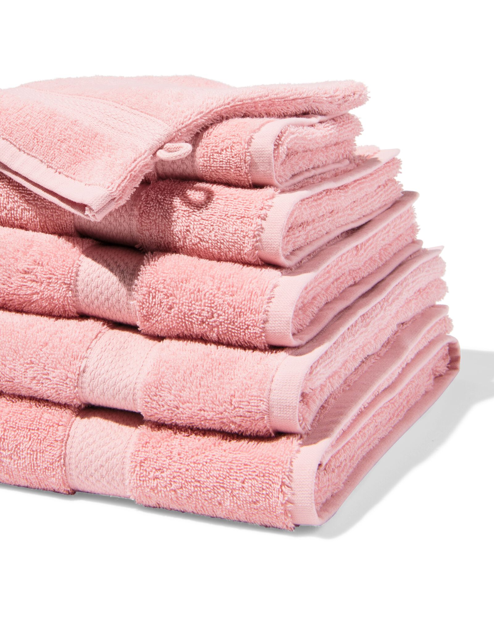 Handt&uuml;cher - schwere Qualit&auml;t hellrosa hellrosa - 5282851LIGHTPINK - HEMA