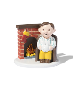 Frans van Finance cheminée pour village de Noël