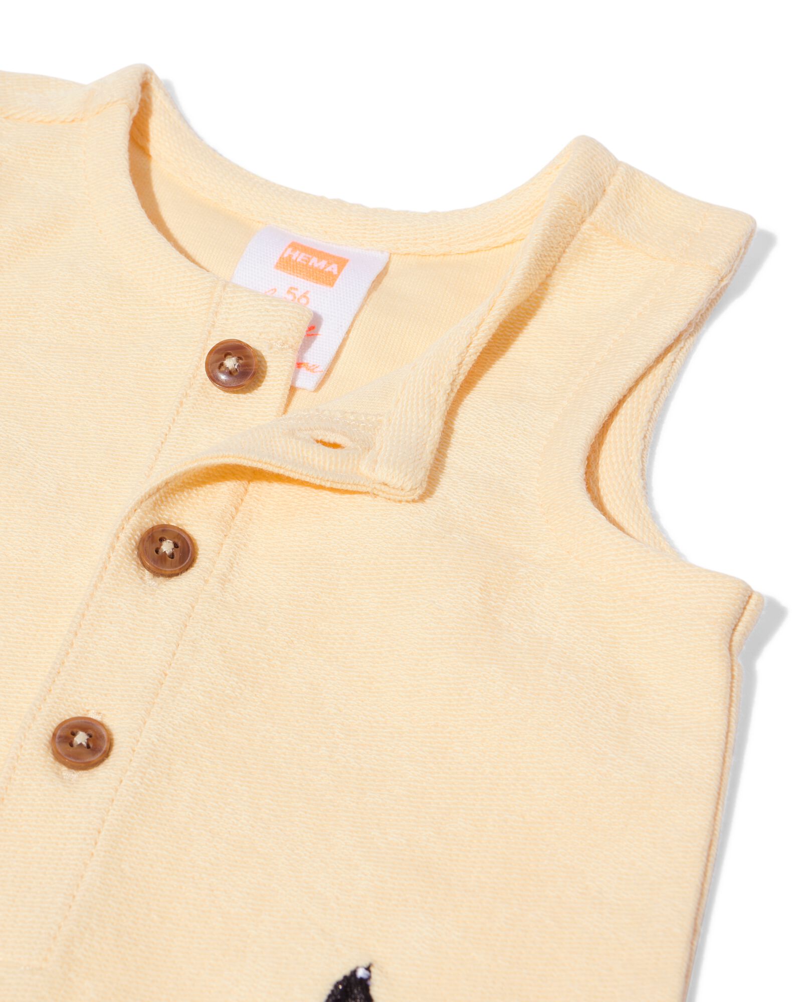 Takkie und Siepie Baby-Jumpsuit aus Jersey hellgelb hellgelb - 33454120LIGHTYELLOW - HEMA