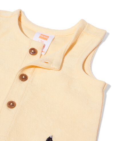 Takkie und Siepie Baby-Jumpsuit aus Jersey hellgelb hellgelb - 33454120LIGHTYELLOW - HEMA