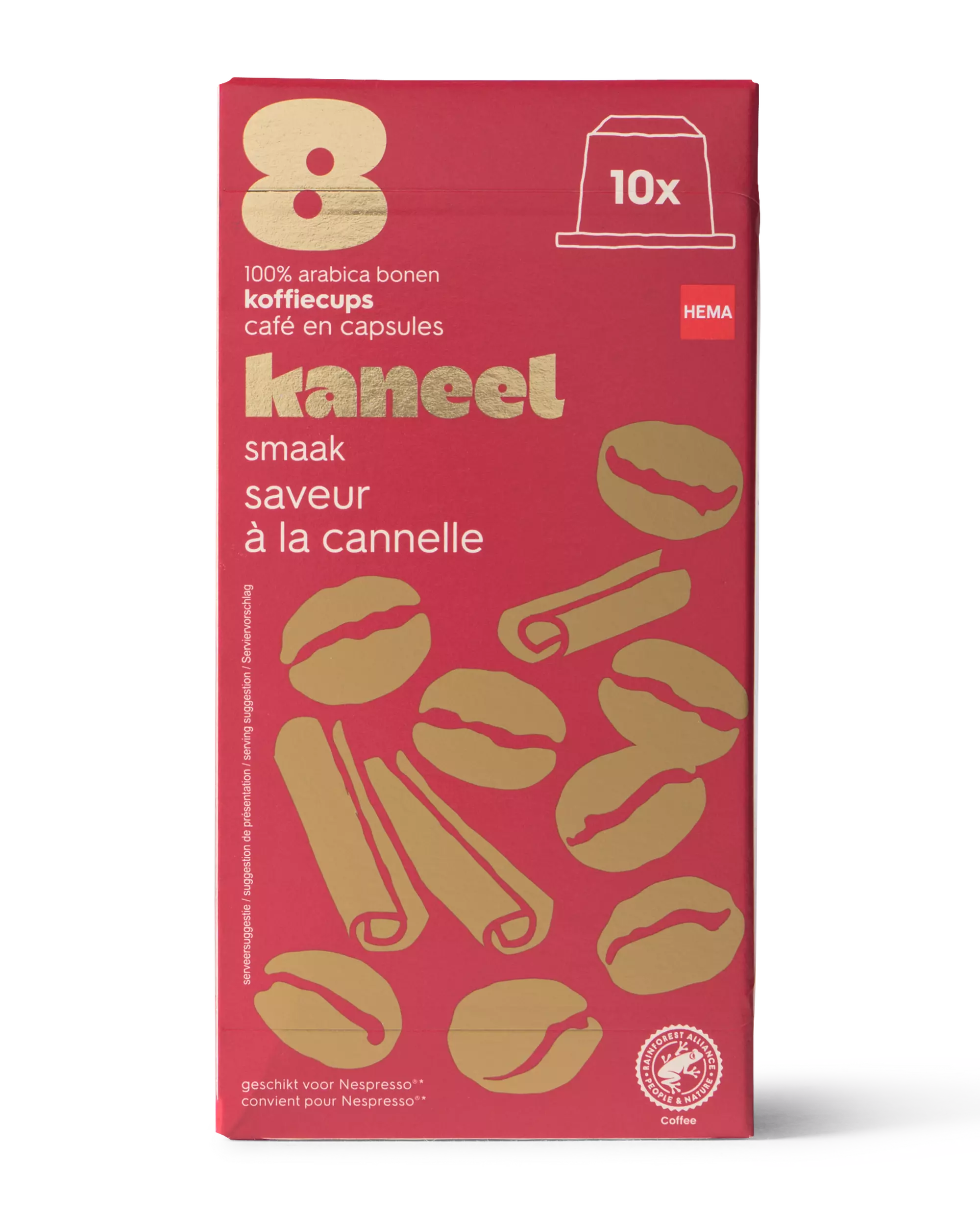 capsules de café cannelle 10 pièces