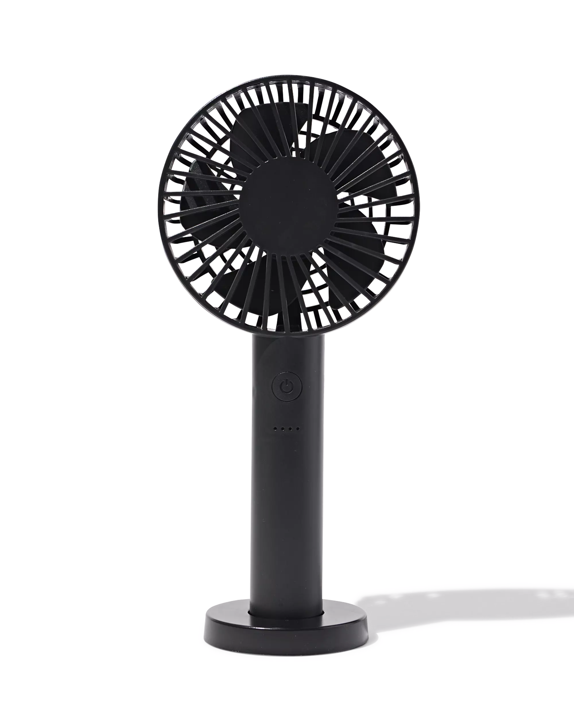 ventilateur à main ⌀11,5x23,5cm noir