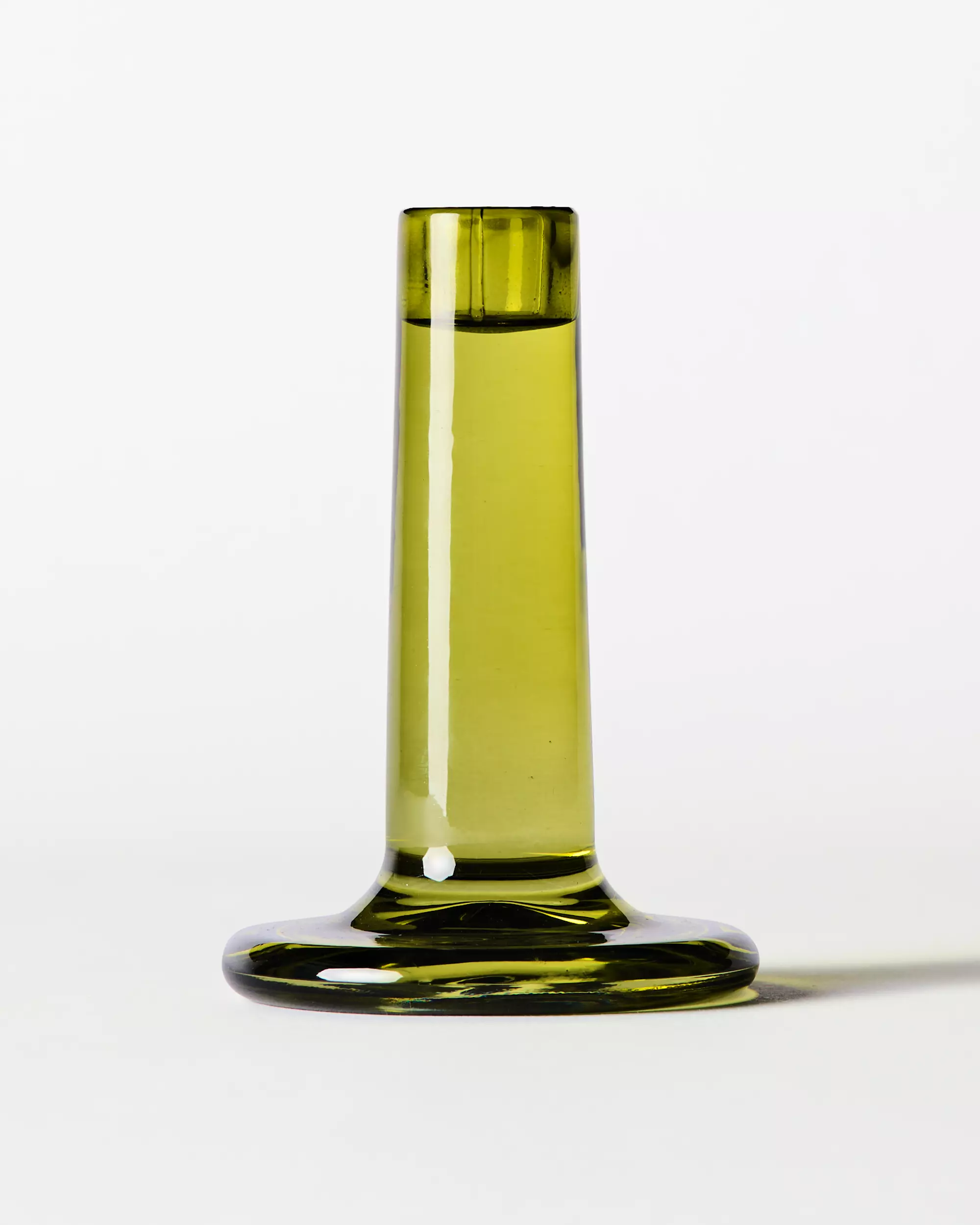 kandelaar ⌀5x12cm Bink glas groen