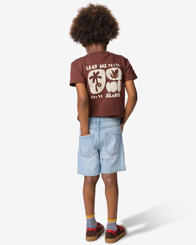 short enfant coupe droite bleu clair bleu clair - 30720304LIGHTBLUE - HEMA