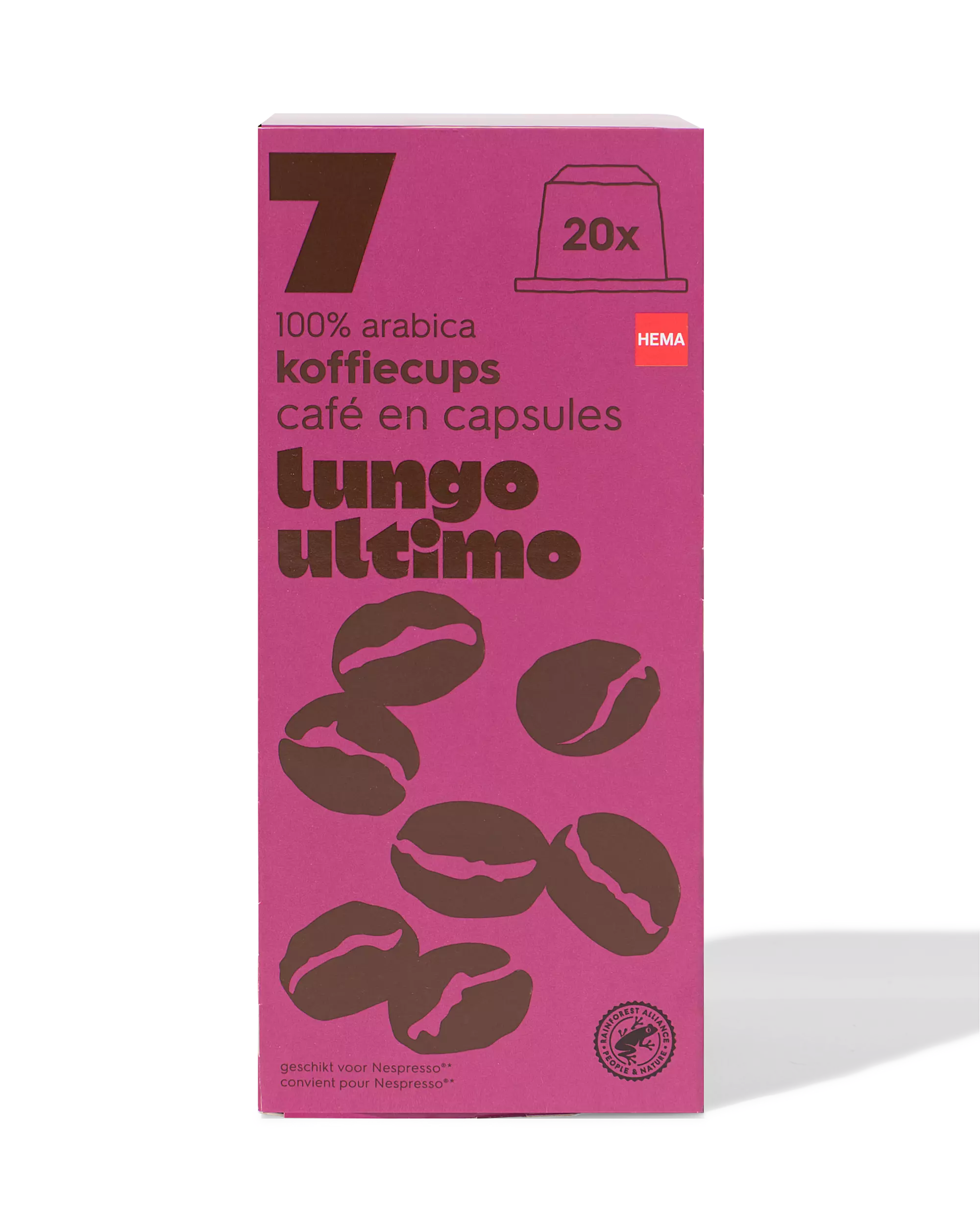 tasses à café lungo ultimo - 20 pièces