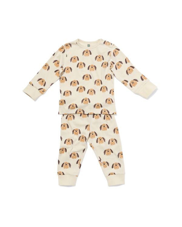 pyjama b&eacute;b&eacute; chiens naturel naturel - 33308960NATURAL - HEMA