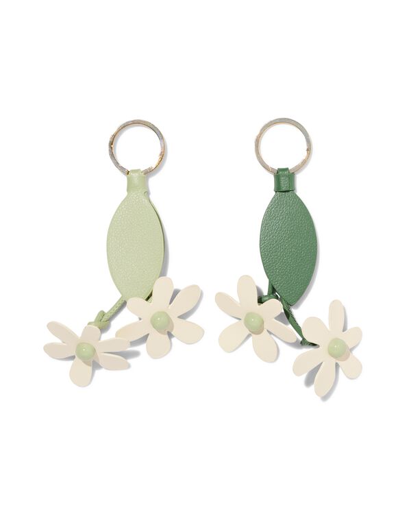 porte-cl&eacute;s 6 x 5 x 13,5 cm fleurs - 60100500 - HEMA