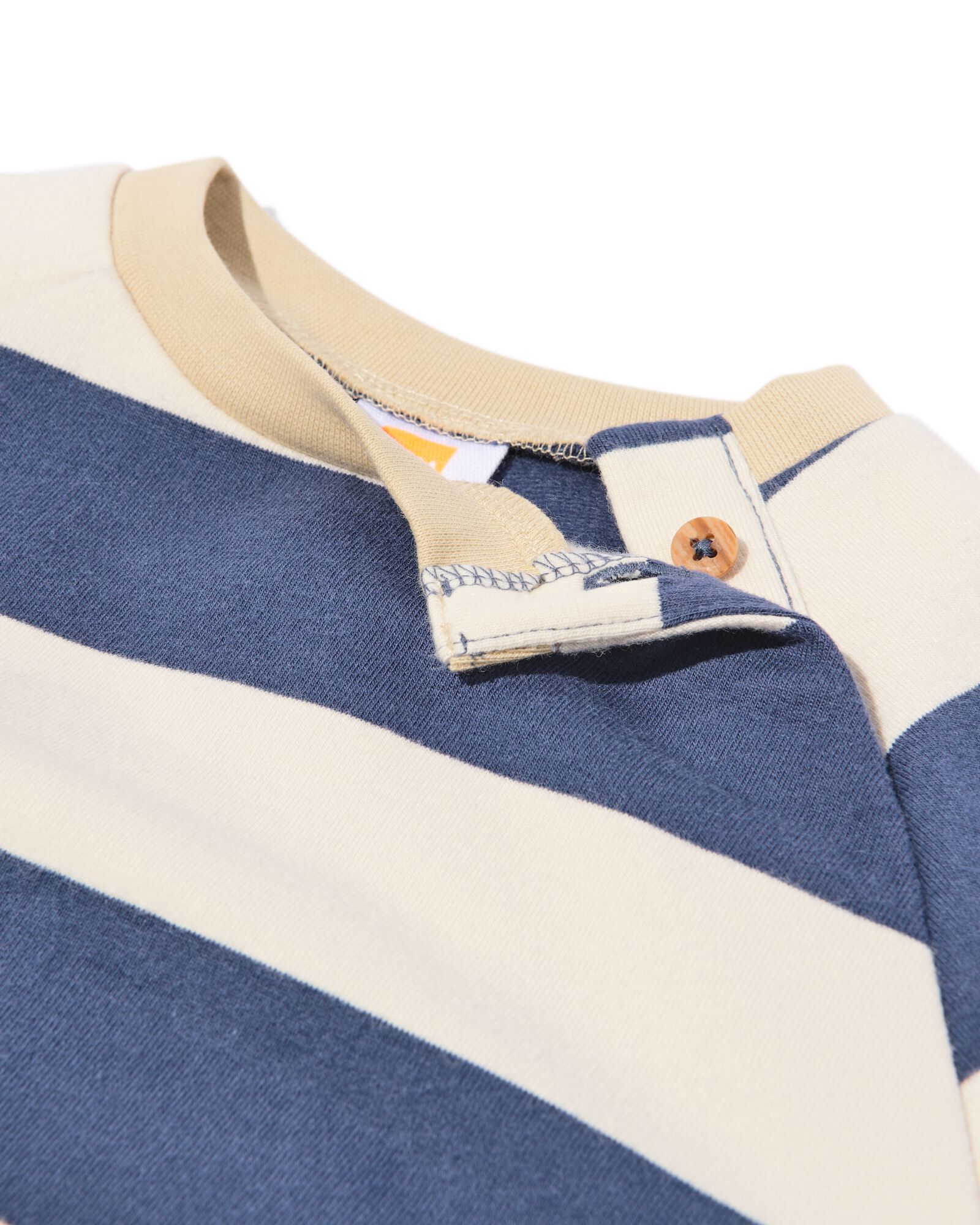 pull b&eacute;b&eacute; tissu sweat rayures bleu bleu - 33106980BLUE - HEMA