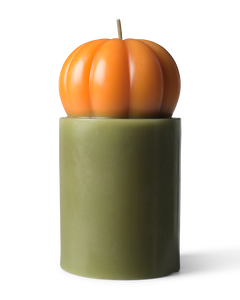 bougie ⌀7,5 x 25 cm citrouille