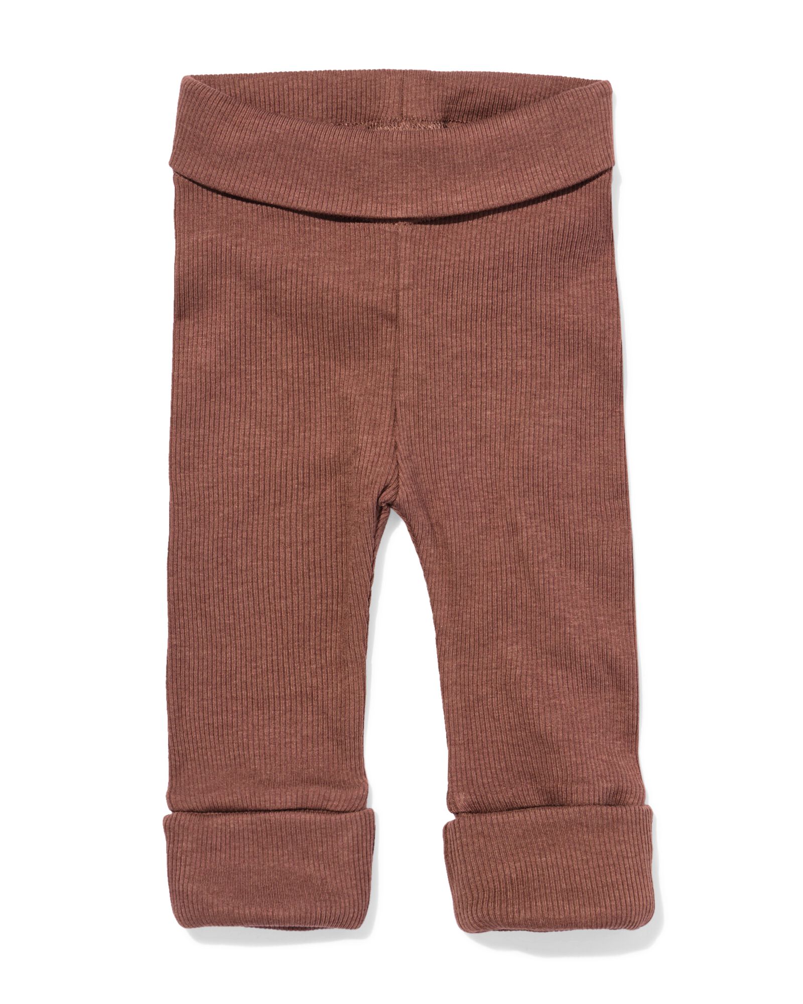 Babyleggings, anliegend, gerippt braun braun - 33458420BROWN - HEMA