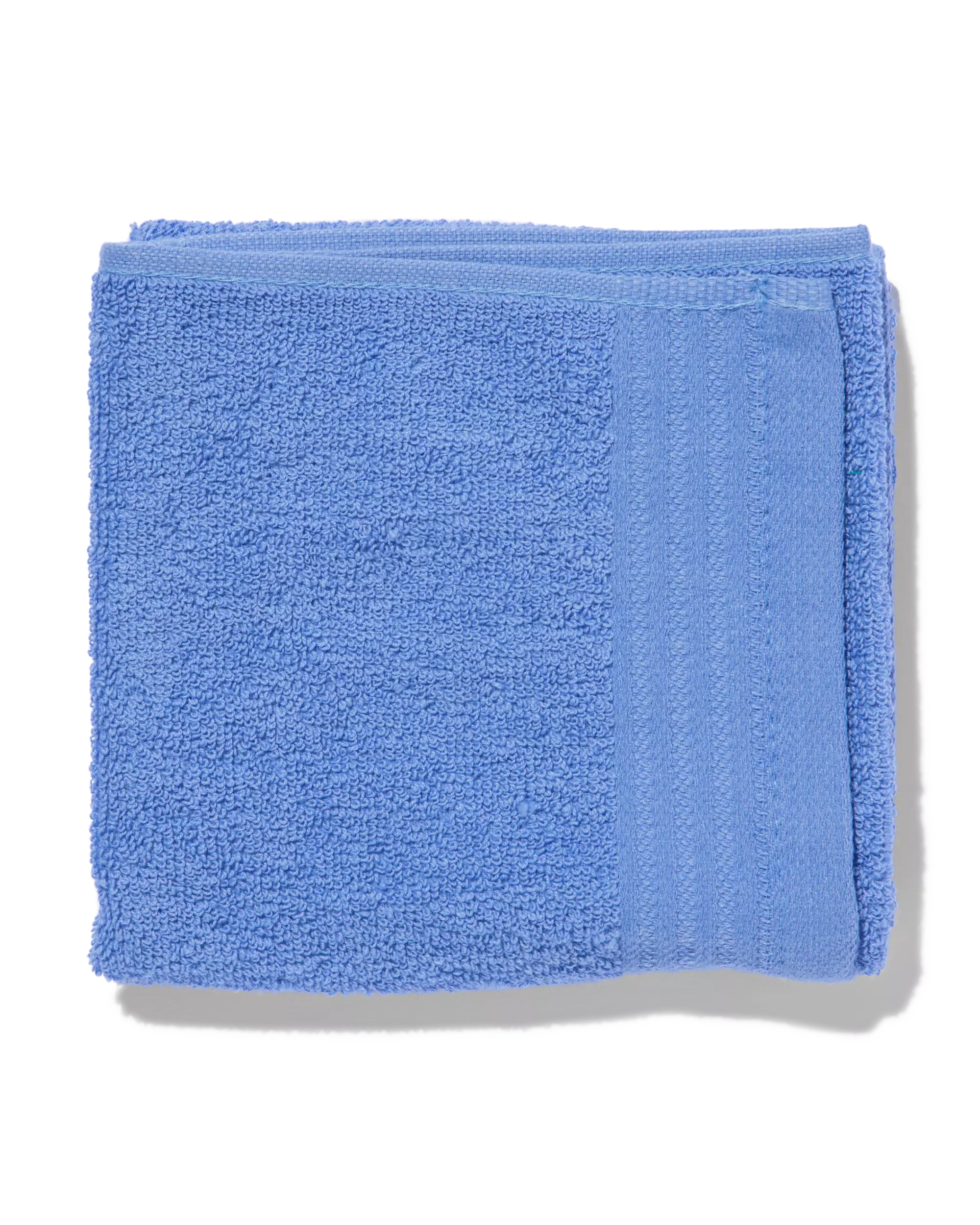essuie-mains 50x50 coton bleu