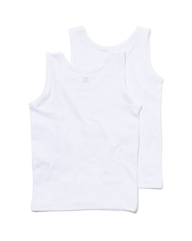 2-pak jongenshemd wit wit - 19280998WHITE - HEMA