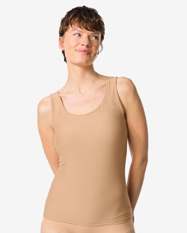 d&eacute;bardeur femme lissant avec bonnets int&eacute;gr&eacute;s beige beige - 19602815BEIGE - HEMA