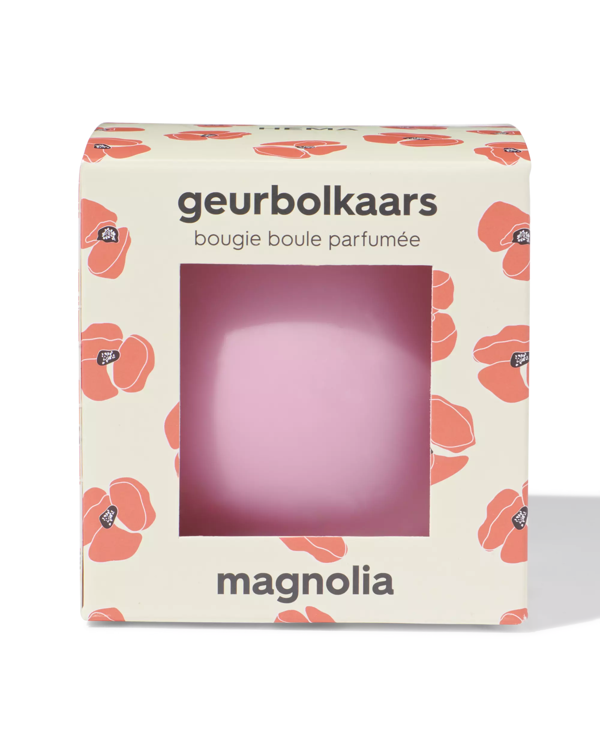 bougie boule parfumée ⌀10cm magnolia