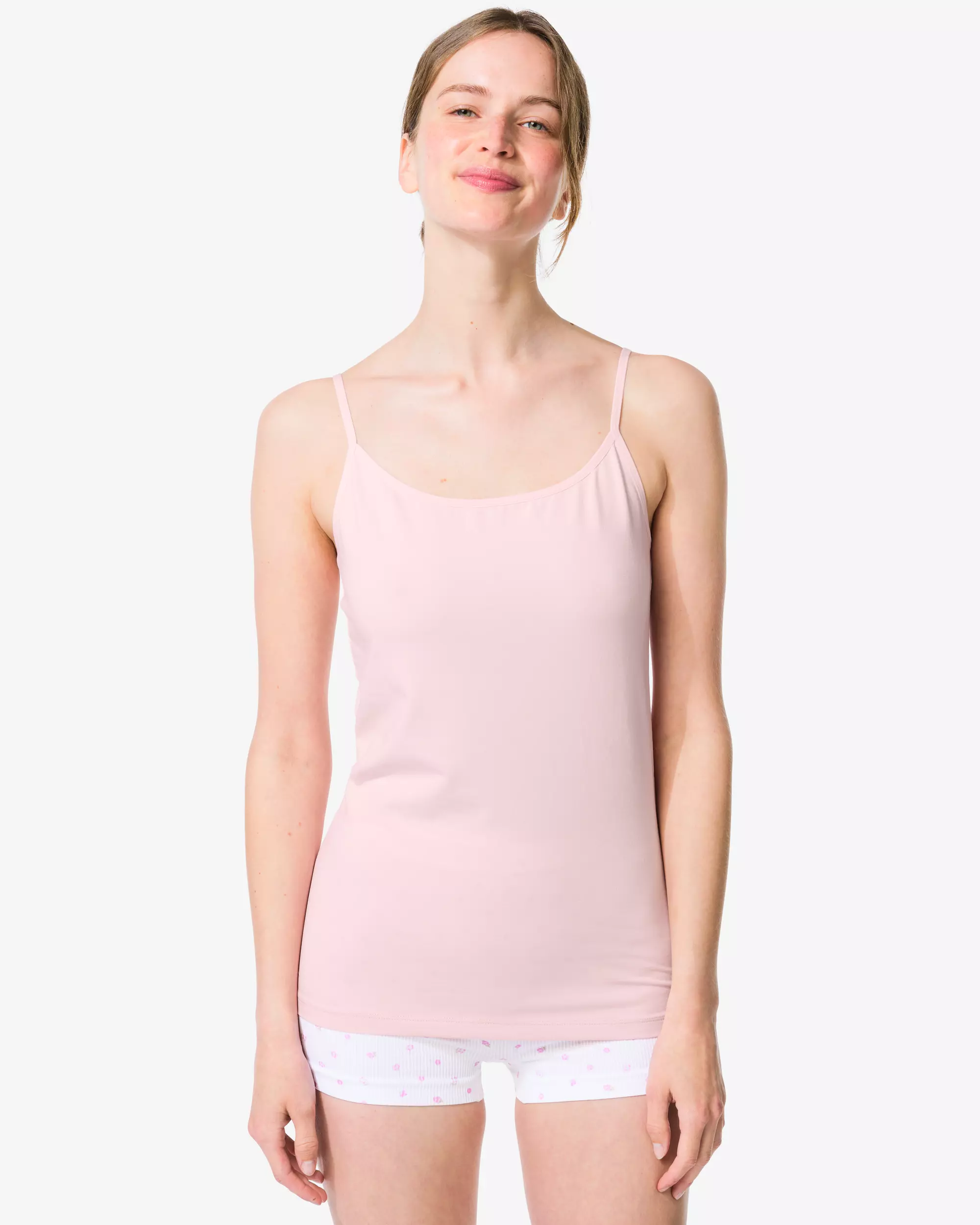 débardeur femme coton bretelles spaghetti