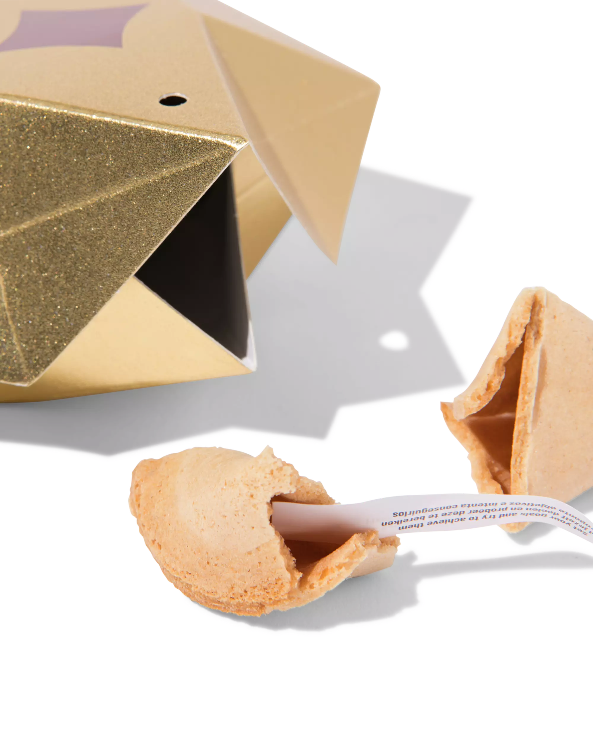 fortune cookie dans une étoile