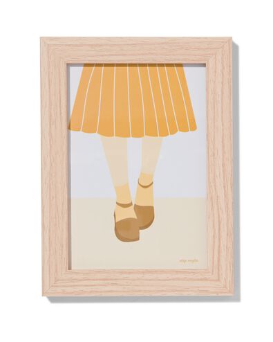 cadre photo 10x15 cm bois naturel 10 x 15 bois - 13621028 - HEMA