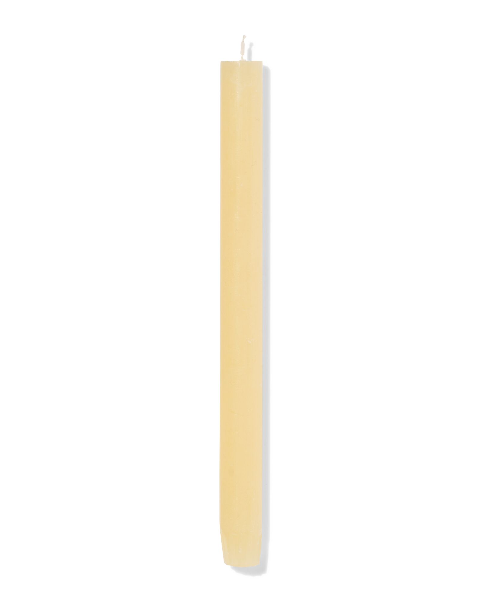 bougie d'int&eacute;rieur rustique &Oslash;2,2x27 cm jaune clair jaune p&acirc;le 2.2 x 27 - 13504234 - HEMA
