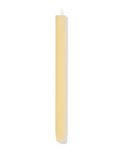 bougie d'int&eacute;rieur rustique &Oslash;2,2x27 cm jaune clair jaune p&acirc;le 2.2 x 27 - 13504234 - HEMA