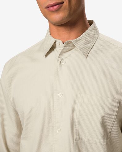 chemise homme Maurice seersucker blanc cass&eacute; blanc cass&eacute; - 2140220OFFWHITE - HEMA