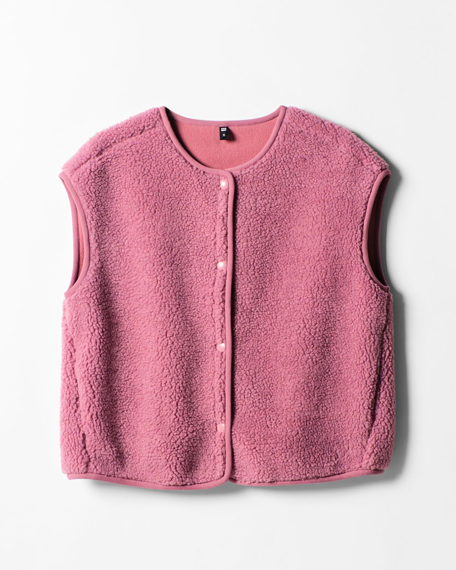 gilet teddy Odi femme  rose rose - 36215280PINK - HEMA