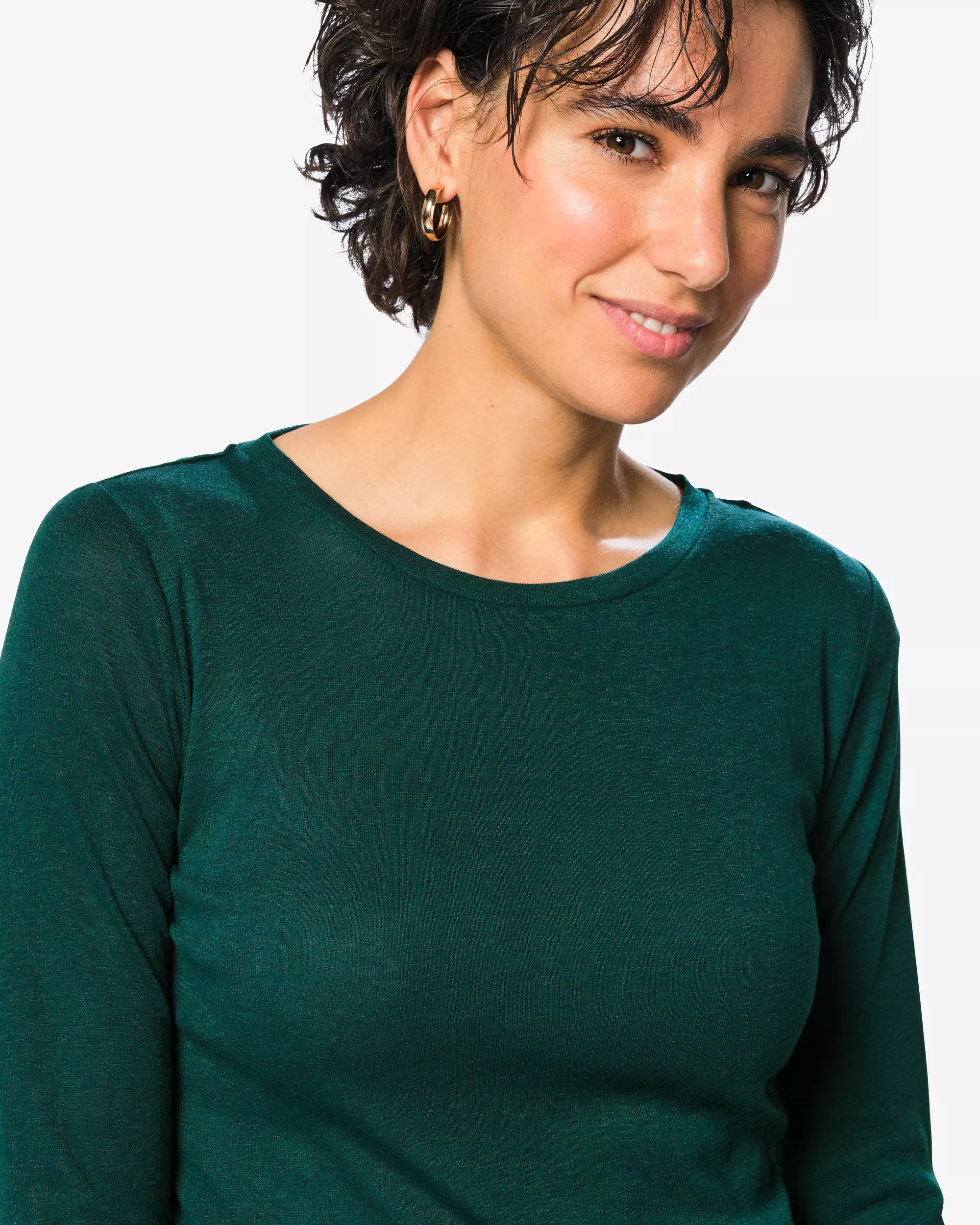 dames T-shirt fijngebreid