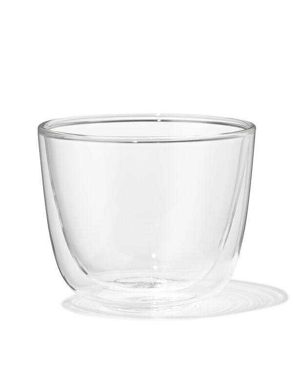 mok 350ml borosilicaatglas dubbelwandig - 80660344 - HEMA