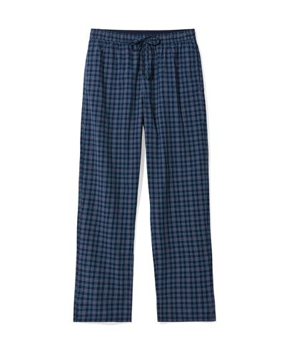 pantalon de pyjama homme coupe r&eacute;guli&egrave;re carreaux bleu fonc&eacute; - 23686110DARKBLUE - HEMA