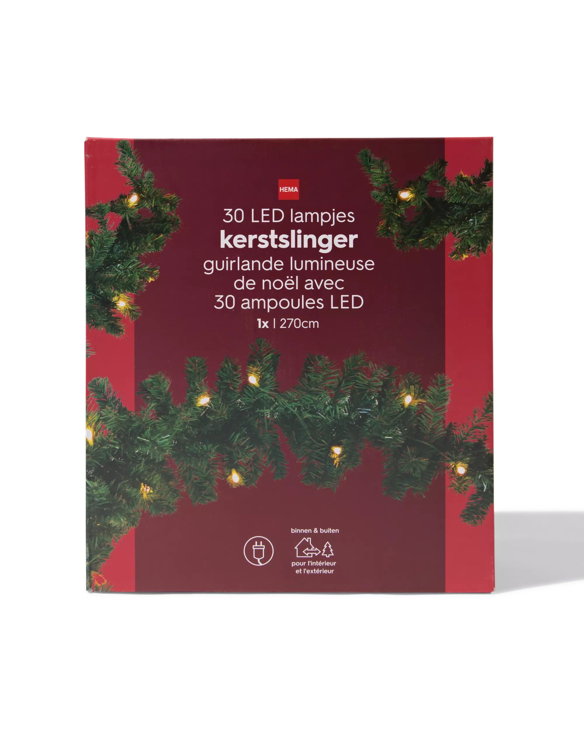 guirlande 2.7m met led 