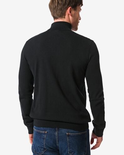 Herren-Rollkragenpullover  schwarz schwarz - 2117002BLACK - HEMA