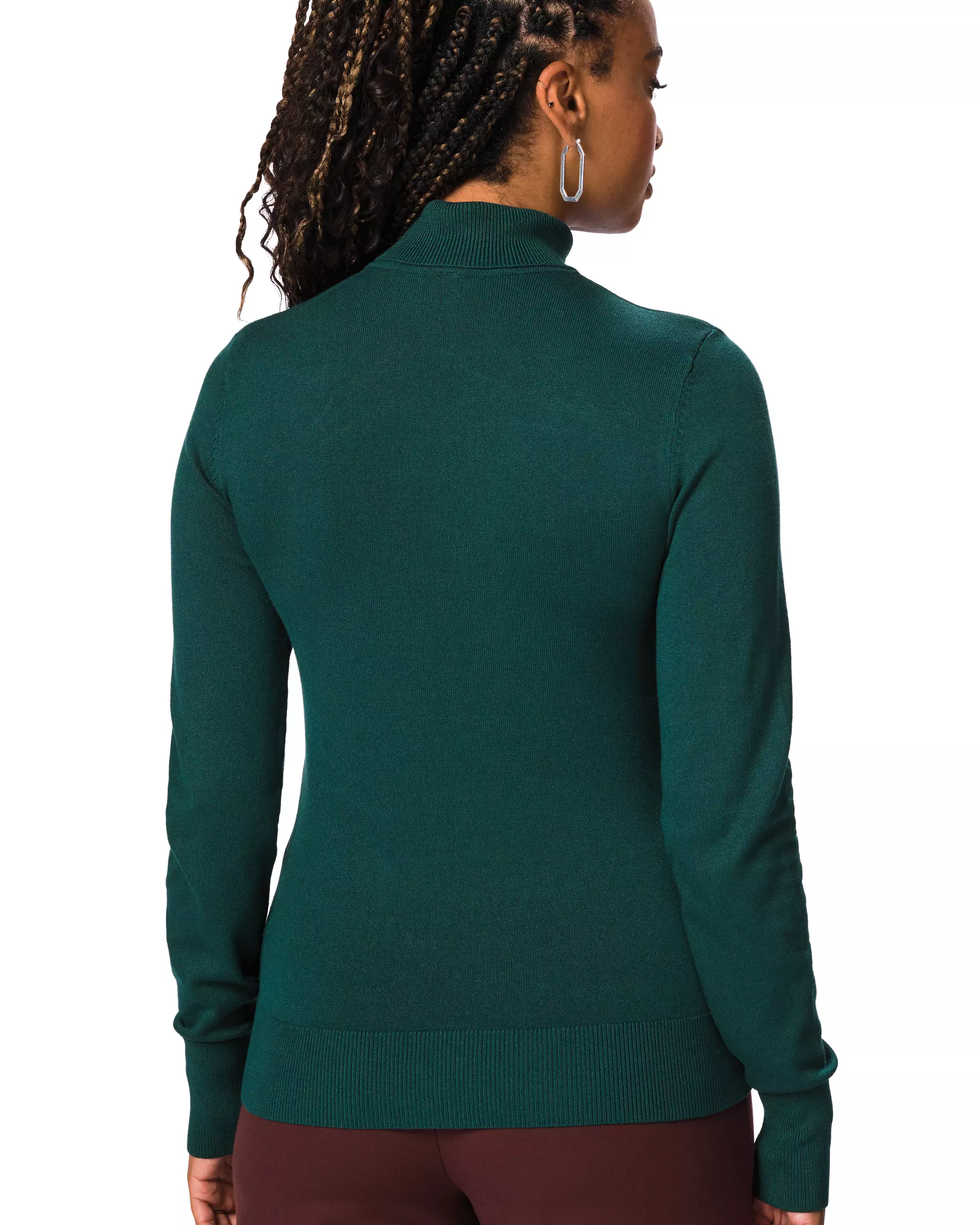 Damen-Rollkragenpullover, Basic