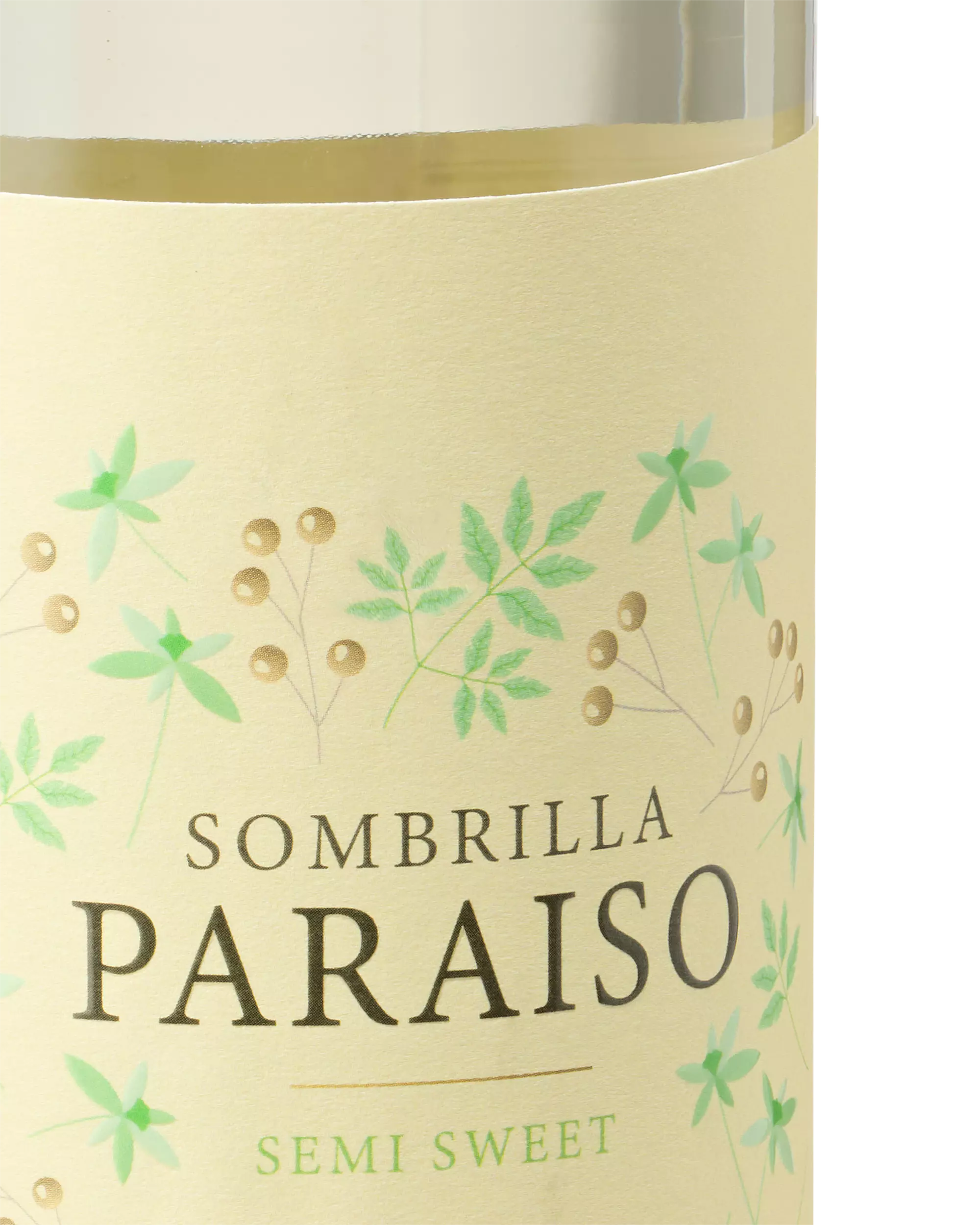 Sombrilla Paraiso wit half zoet 0.75L