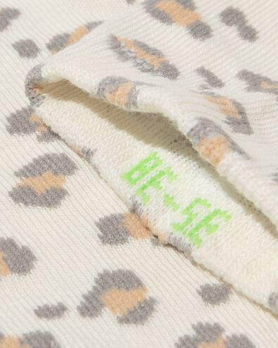 chaussettes femme panth&egrave;res - 5 paires beige - 4280810BEIGE - HEMA