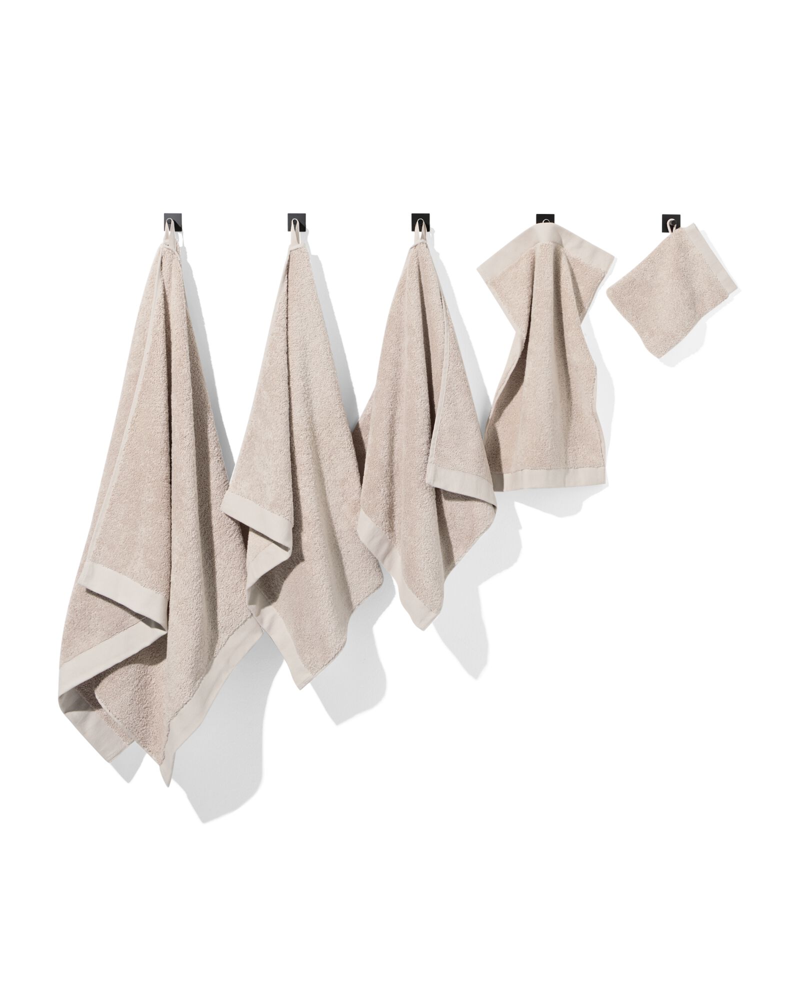 serviette 50 x 100 qualit&eacute; h&ocirc;tel extra douce - sable sable serviette 50 x 100 - 5270008 - HEMA