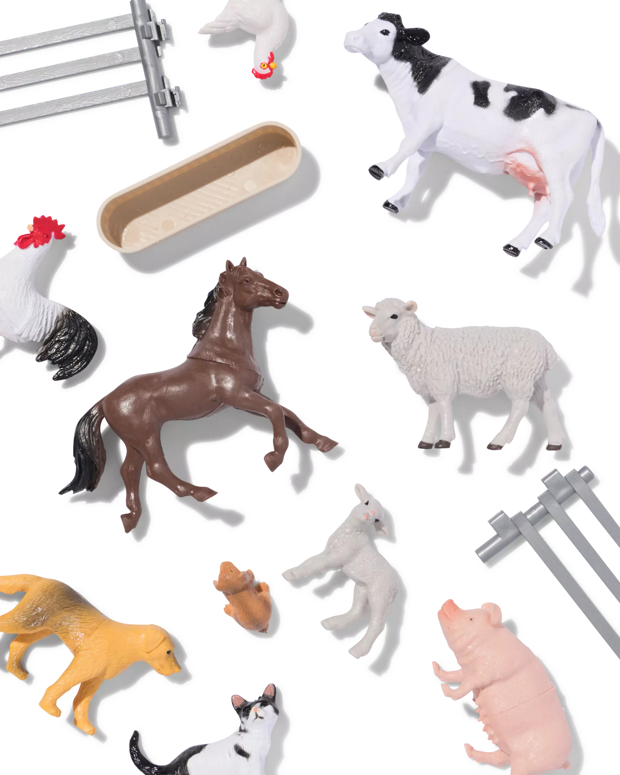 Lot d'animaux de la ferme