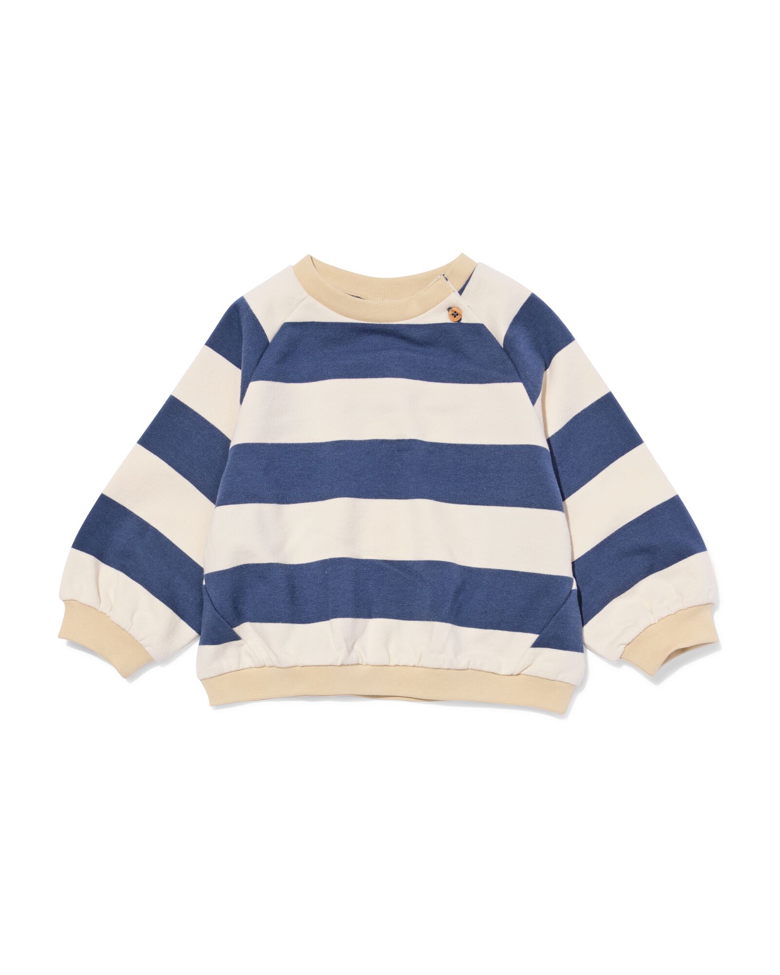 pull b&eacute;b&eacute; tissu sweat rayures bleu bleu - 33106980BLUE - HEMA