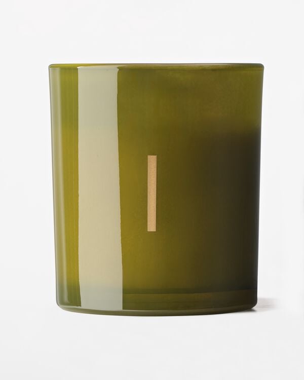 bougie en verre &Oslash;8x9cm lettre I I - 61102668I - HEMA