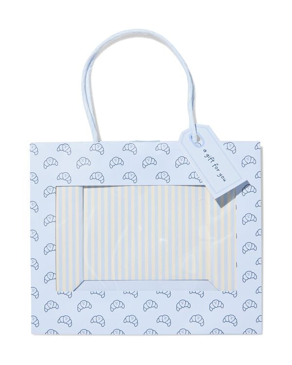 sac cadeau 22 x 26,5 cm avec fen&ecirc;tre croissant - 61102579 - HEMA