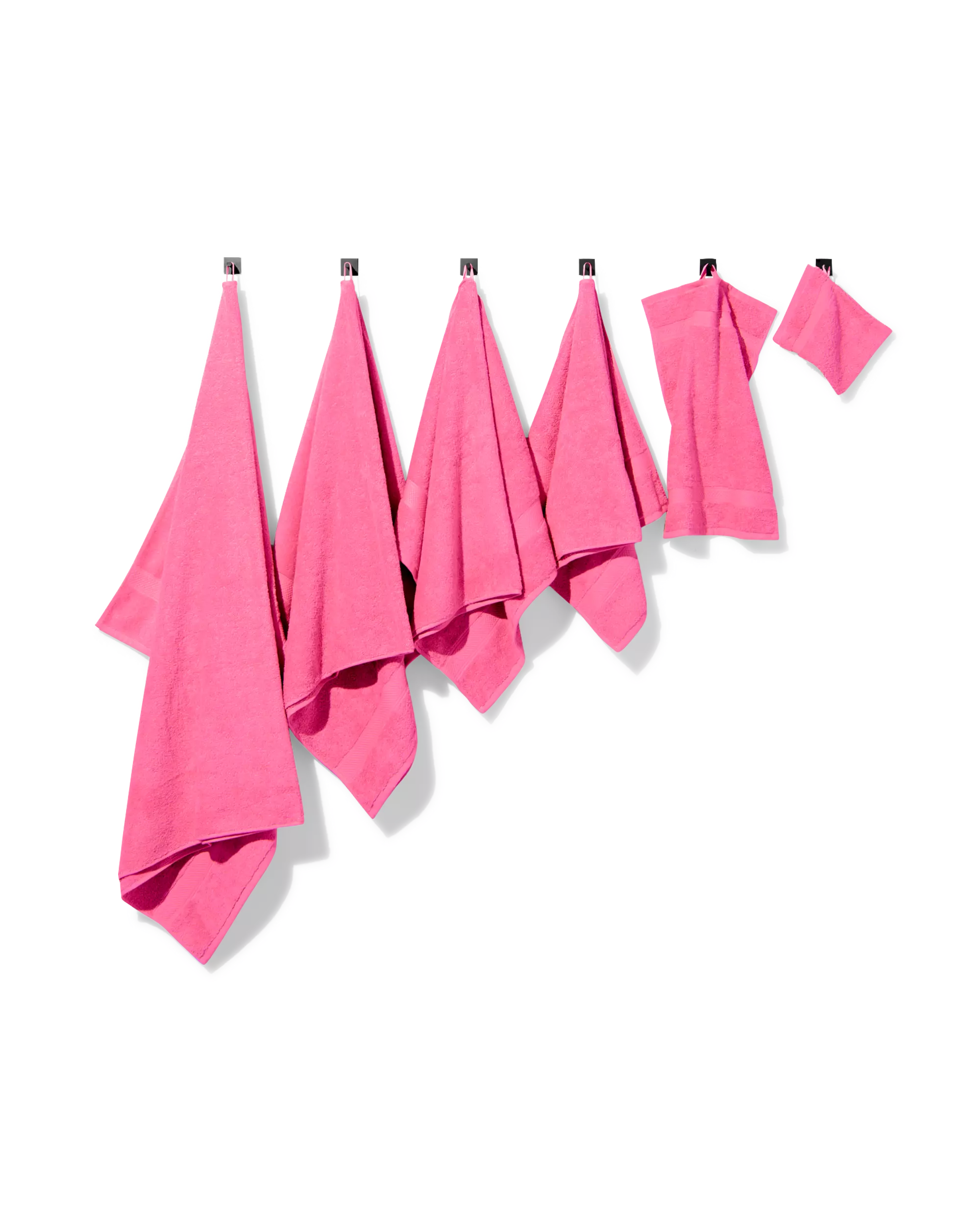 gastendoek 33x50cm zware kwaliteit fuchsia