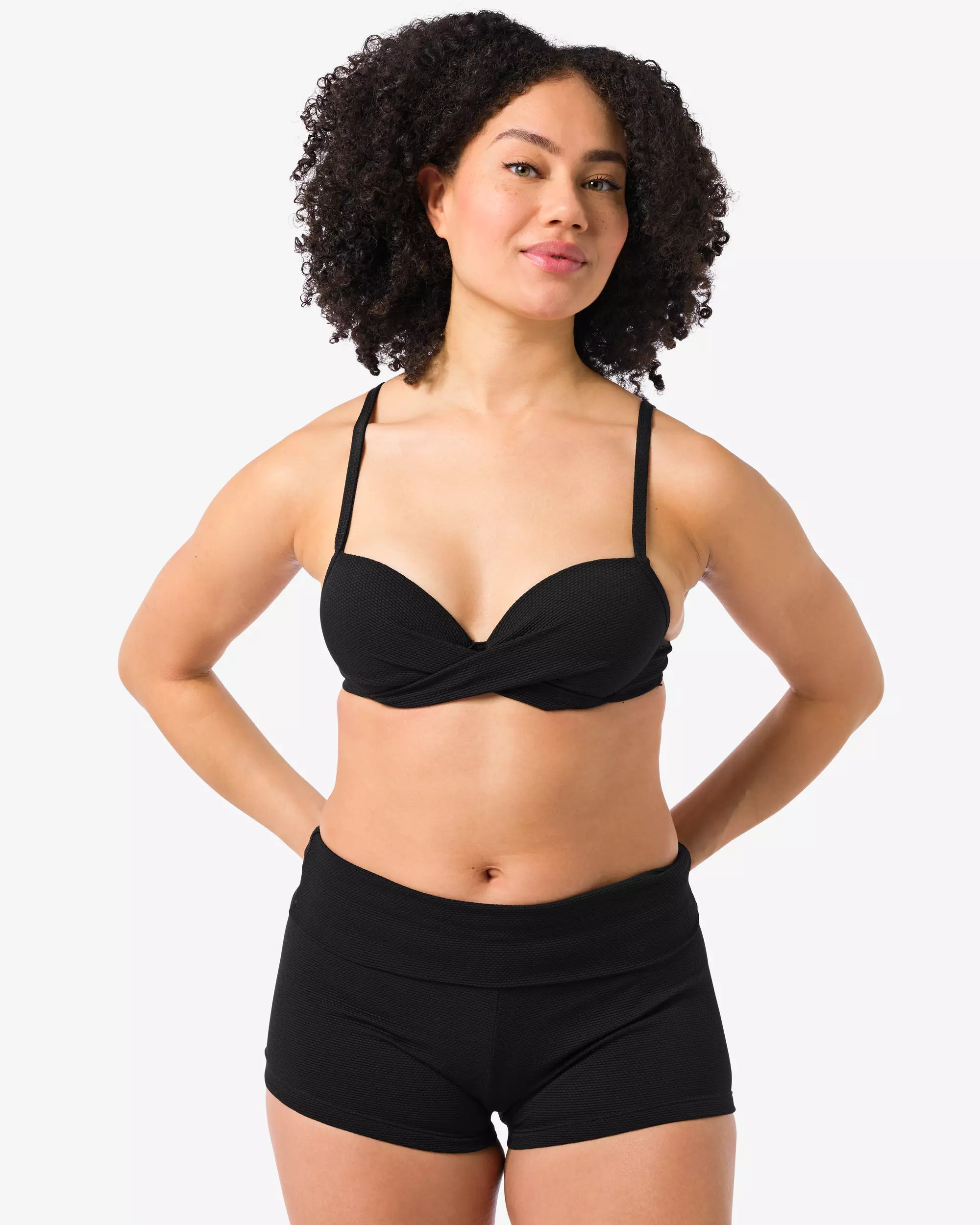 damesbikinishort met omslag