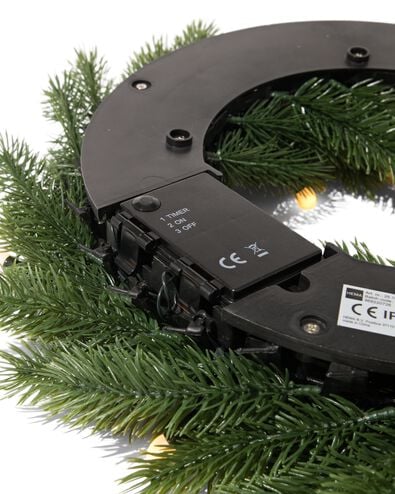 couronne no&euml;l ⌀40cm avec led - 25102012 - HEMA