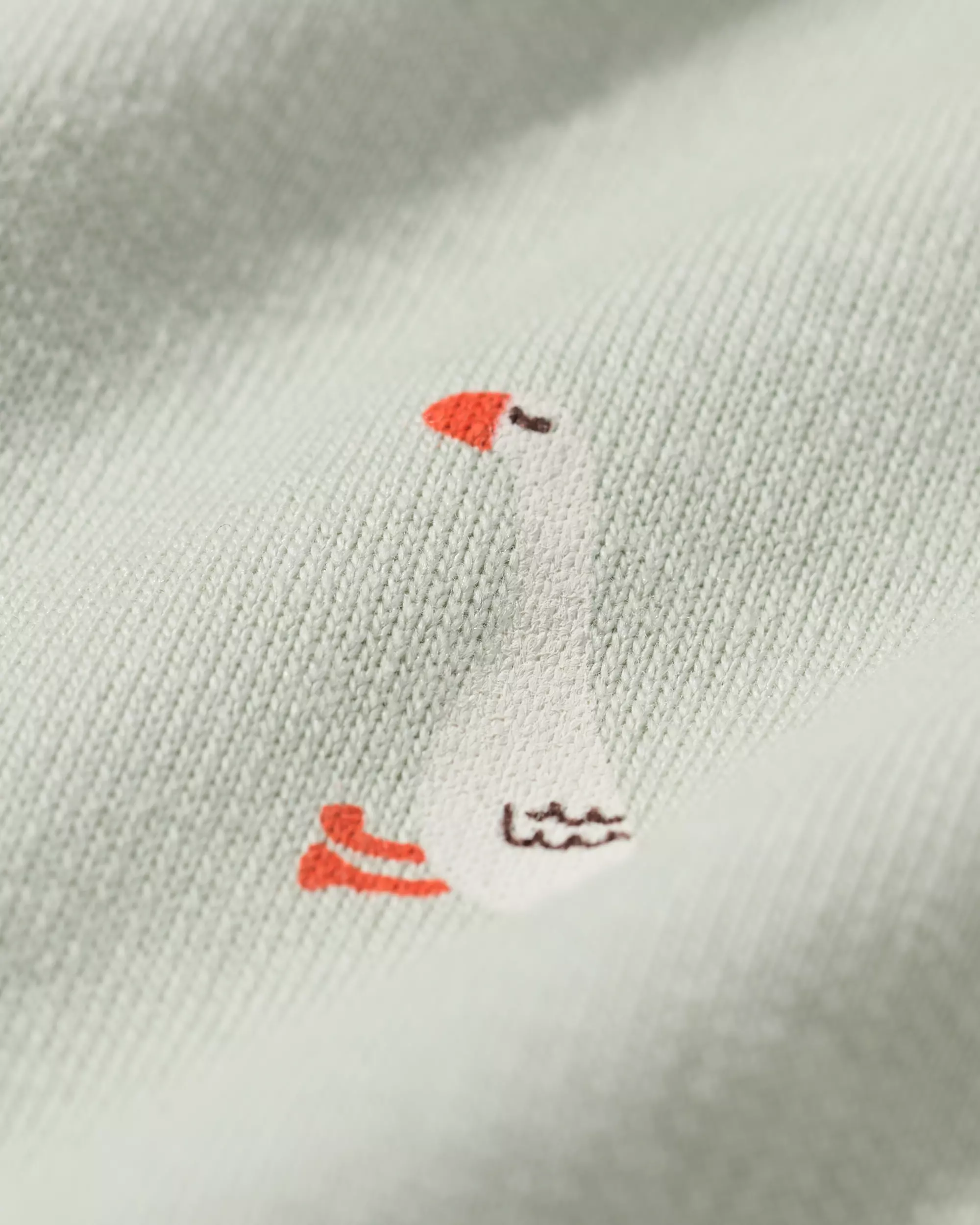 barboteuse bébé tissu molletonné motif oies