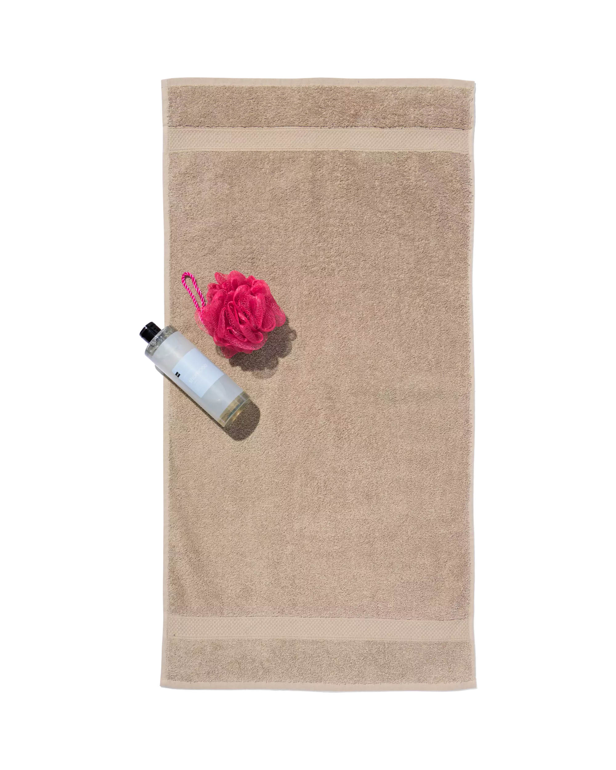 serviette de bain 50x100 qualité épaisse taupe