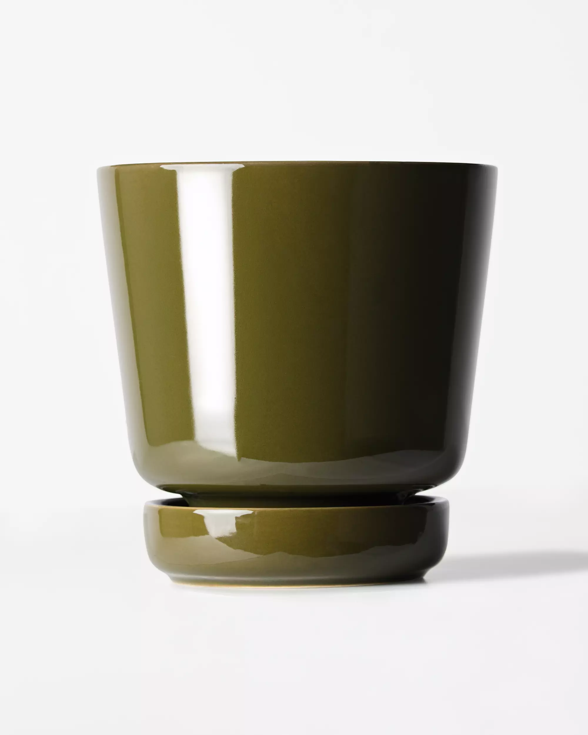 cache-pot ⌀11x12 cm céramique verte