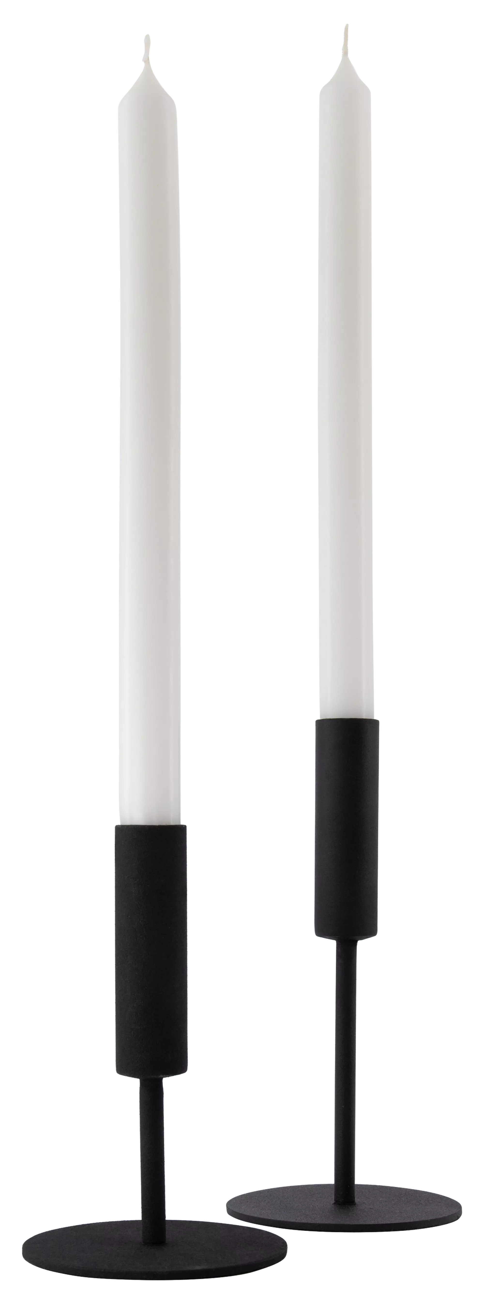 12 bougies longues Ø2.2x29 blanc