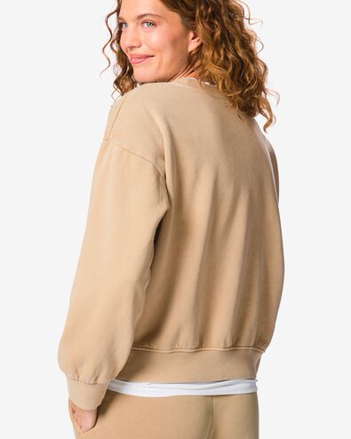 damessweater beige beige - 36214760BEIGE - HEMA