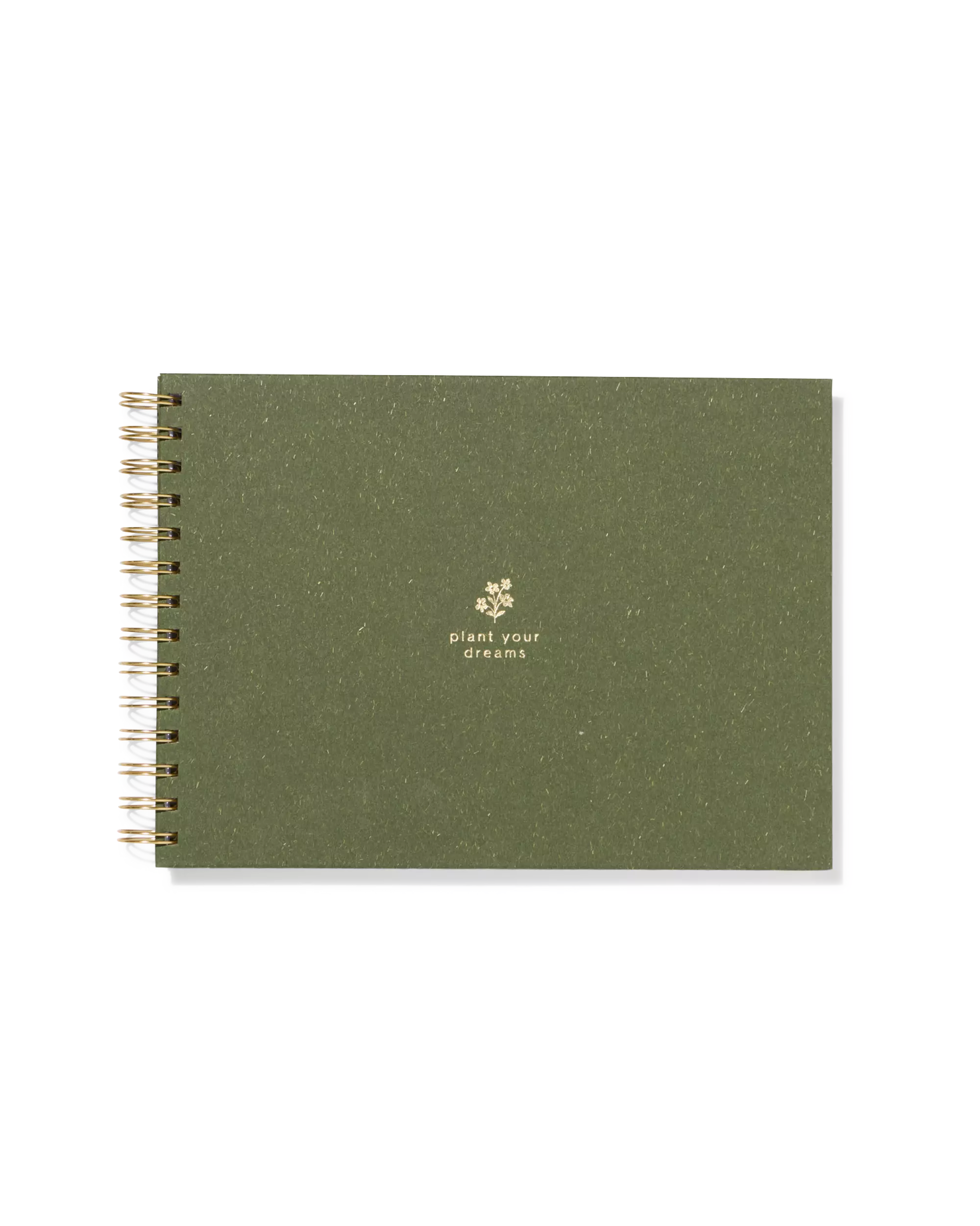 carnet de croquis 25,4x18,6x2cm blanc fleurs