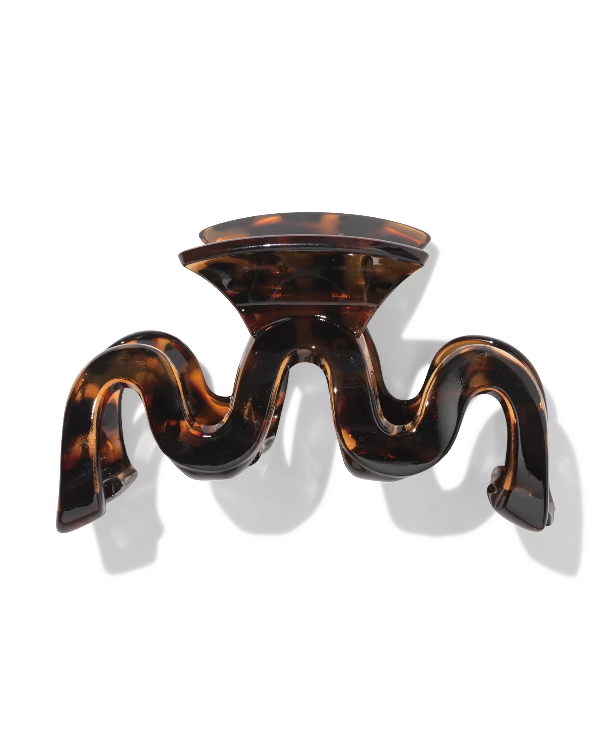 pince à cheveux 9cm tourbillon tortue