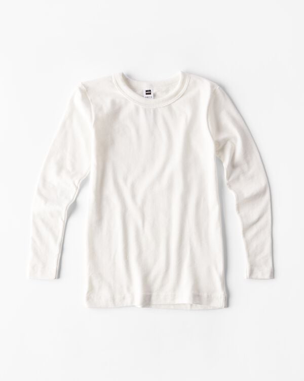 t-shirt thermique enfant blanc blanc - 19302530WHITE - HEMA